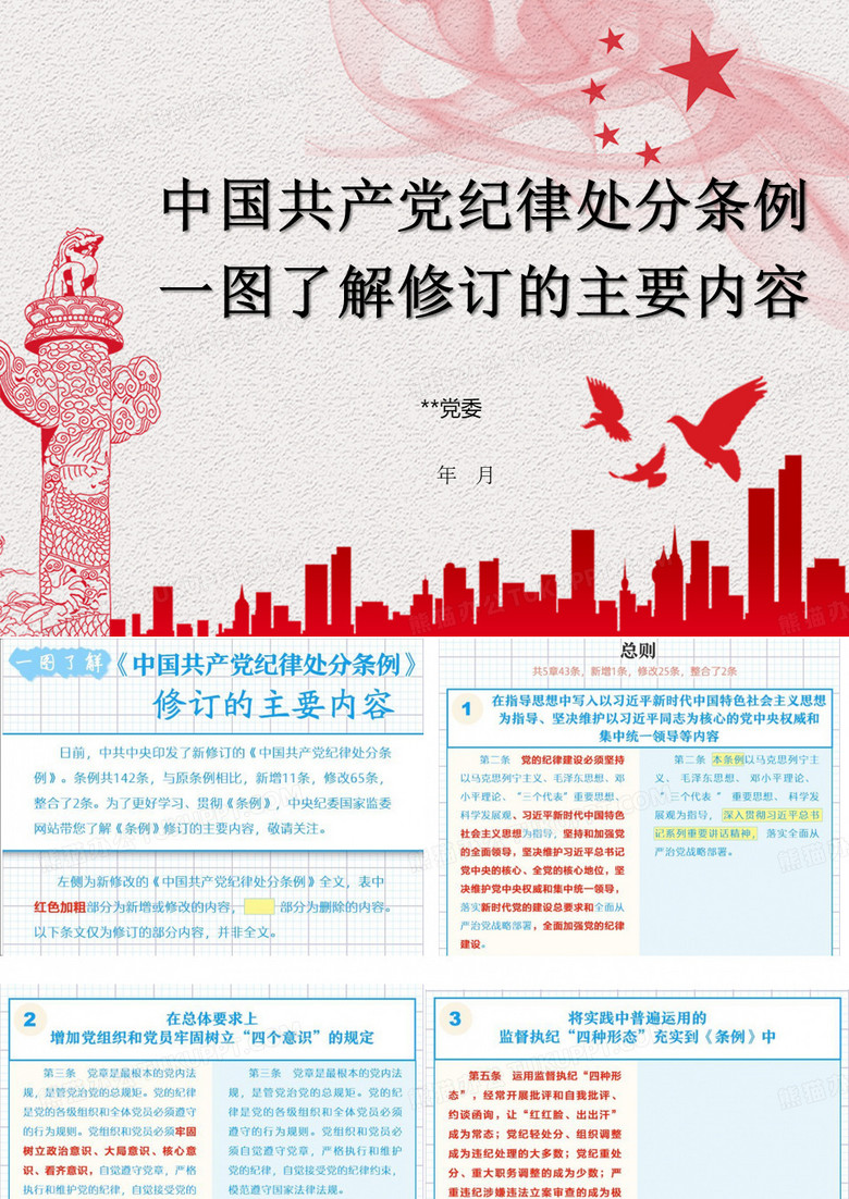 中国共产党纪律处分条例课件
