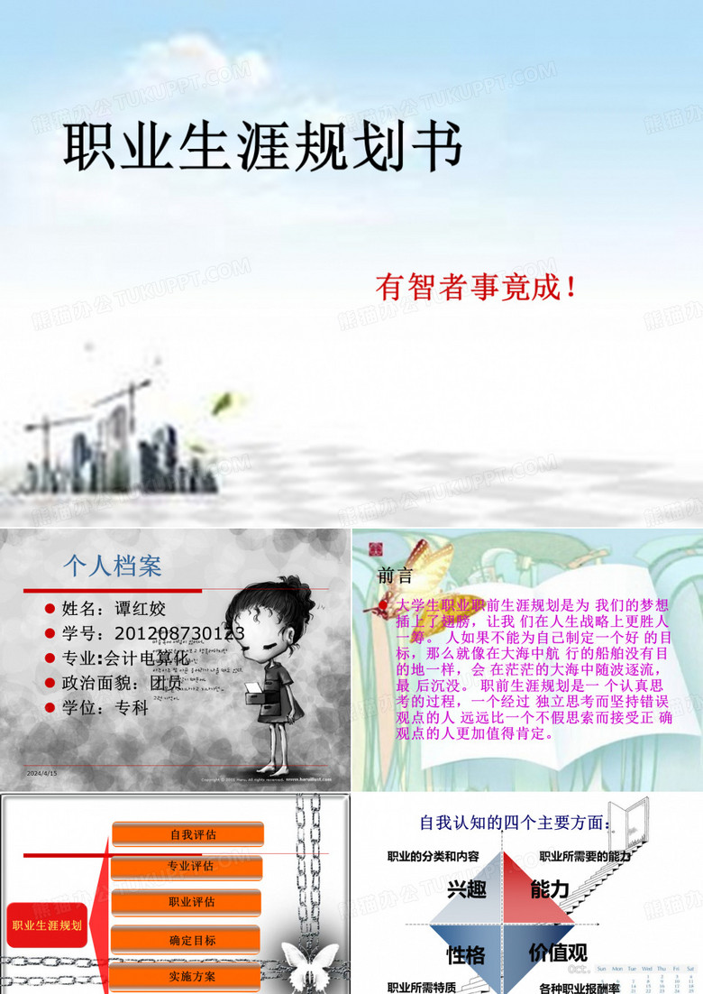 会计职业生涯规划书