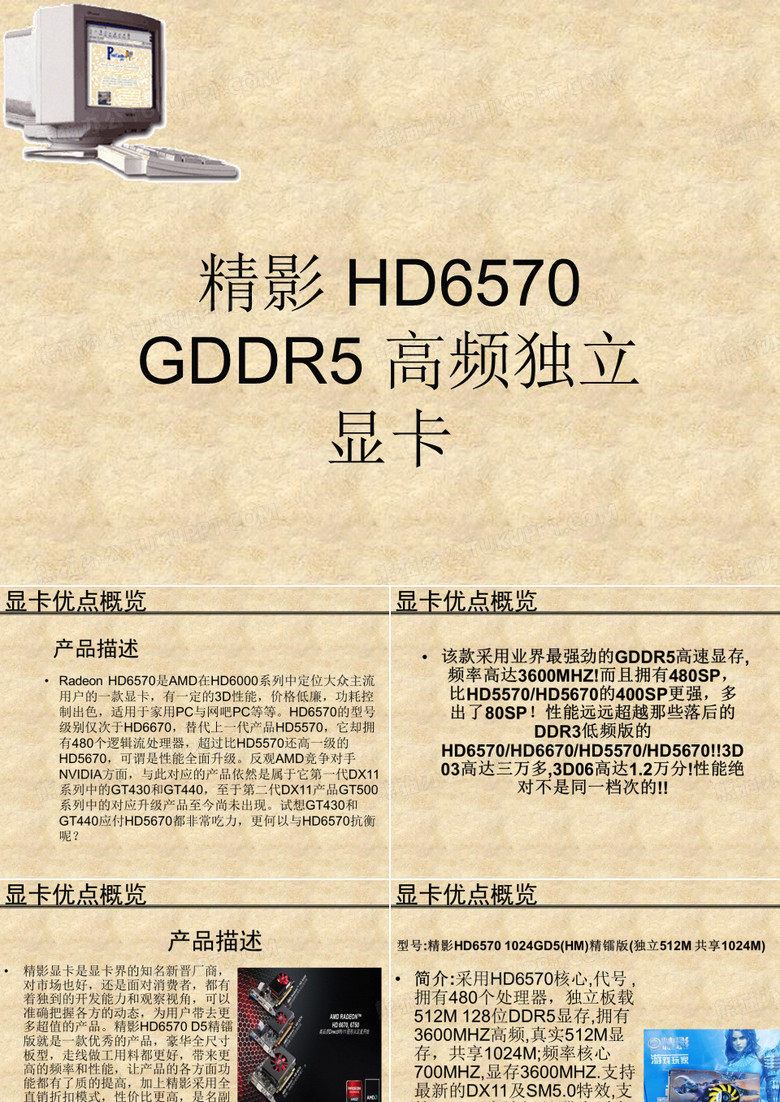 品牌显卡PPT