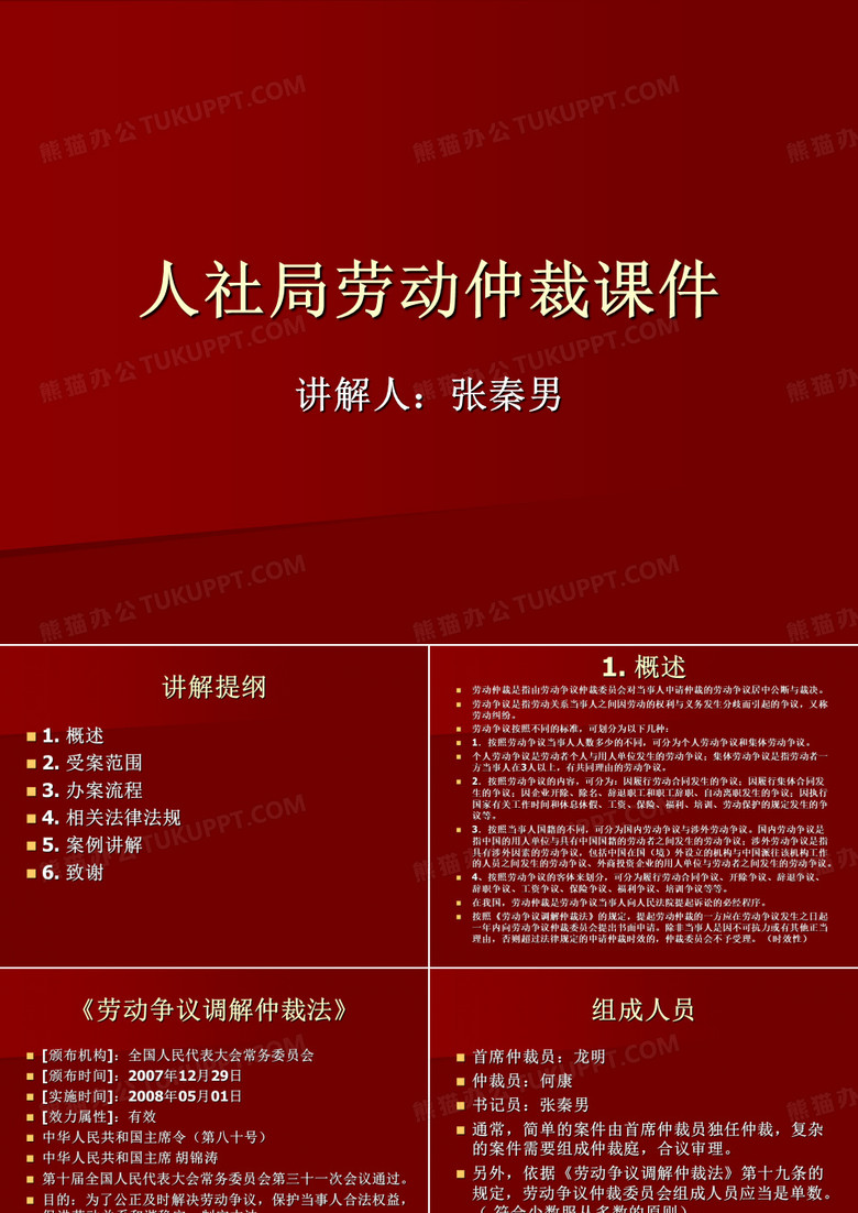 劳动仲裁课件