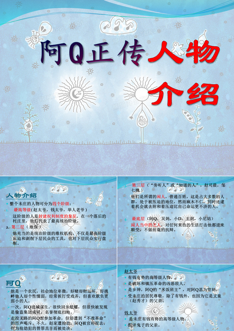 ,阿Q正传鲁迅之人物介绍