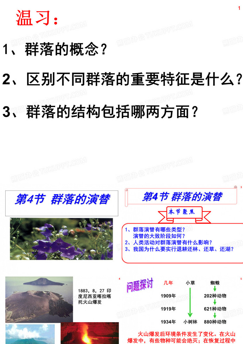 群落的演替