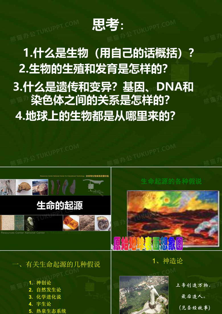 生命的起源课件
