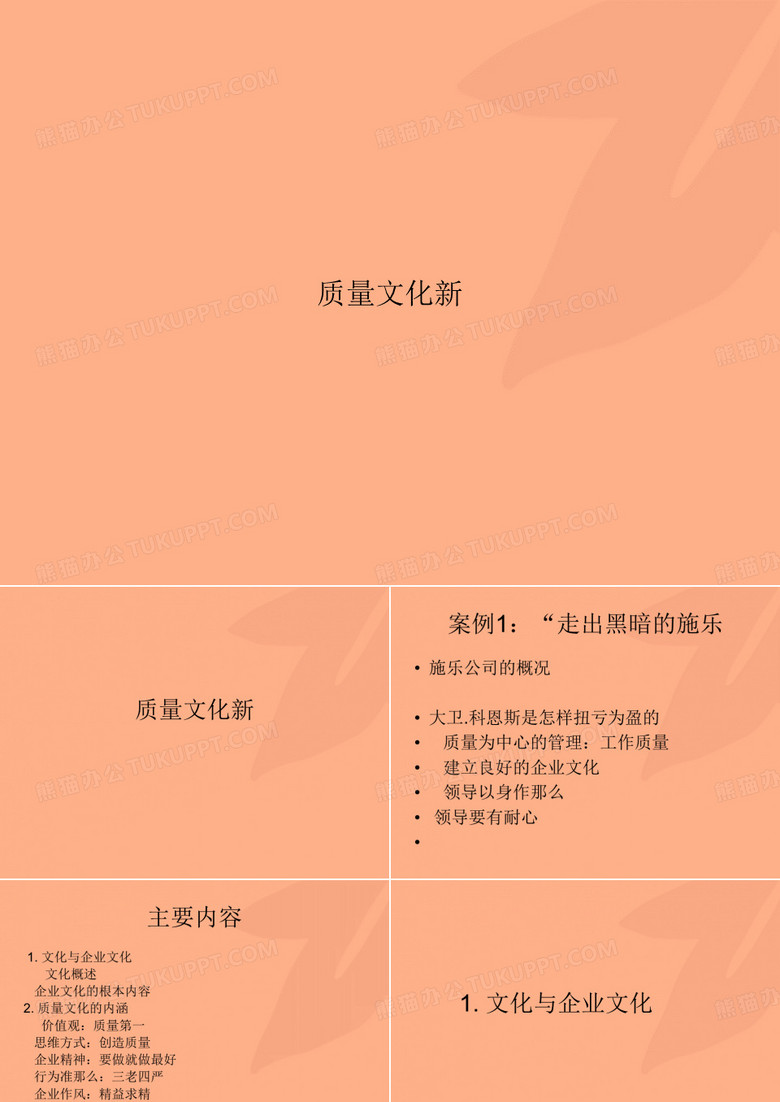 质量文化新