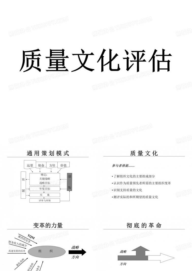 质量文化评估
