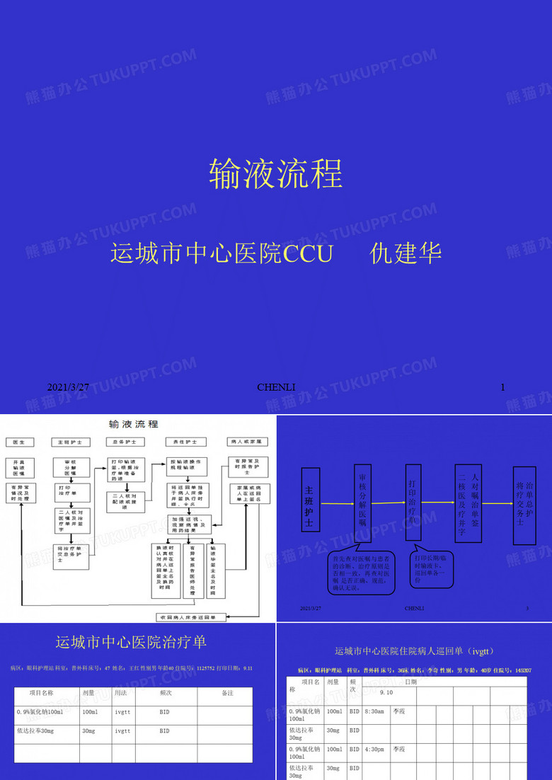 输液及输液反应上报流程