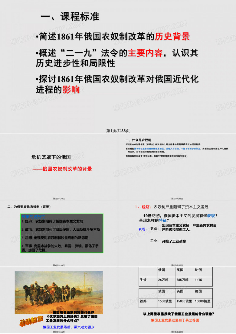 俄国农奴制改革ppt