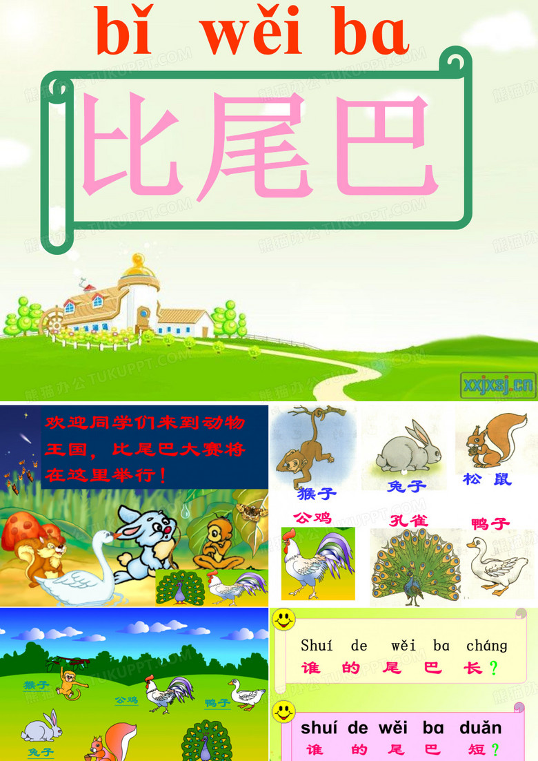 比尾巴课件