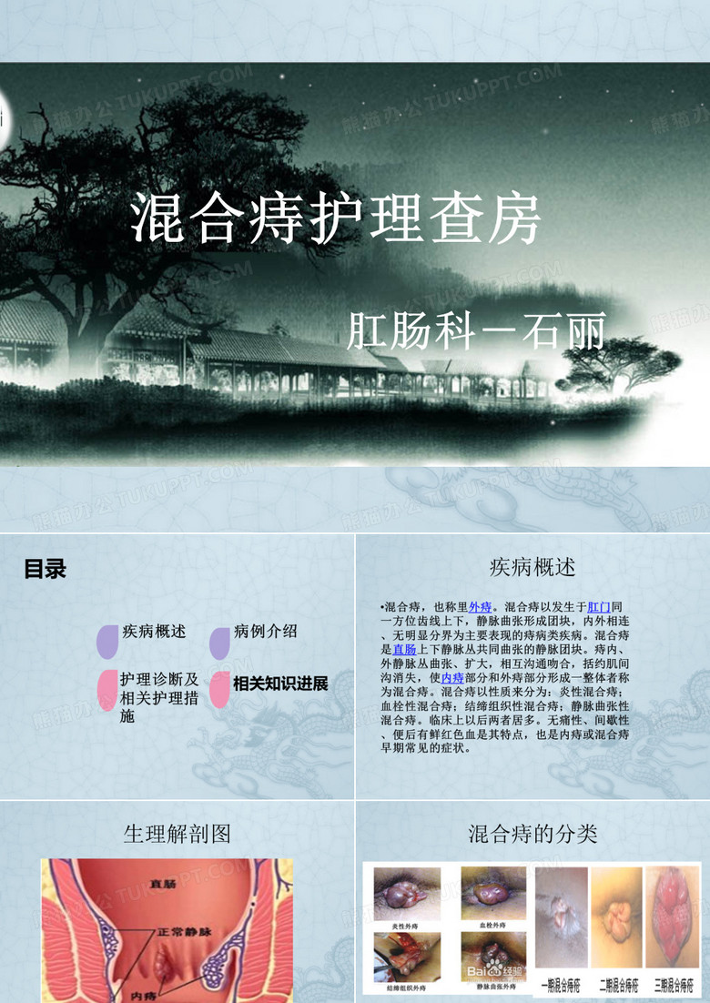 混合痔查房