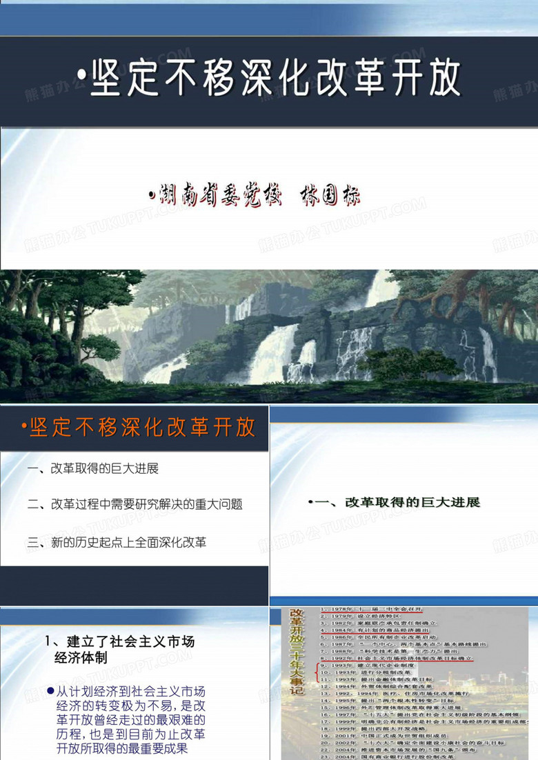 坚定不移深化改革开放.ppt