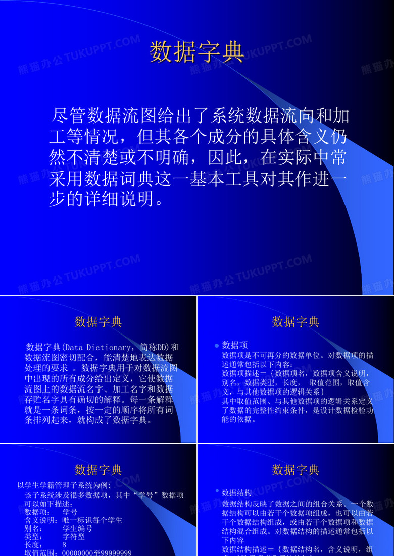 数据字典