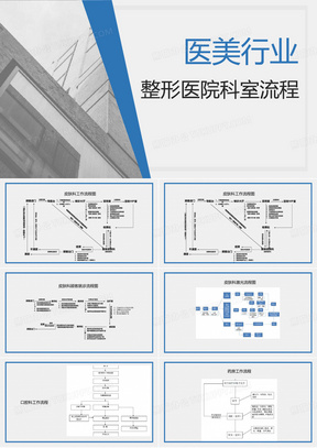 医美行业整形医院科室流程.ppt