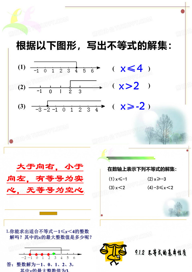 不等式的基本性质