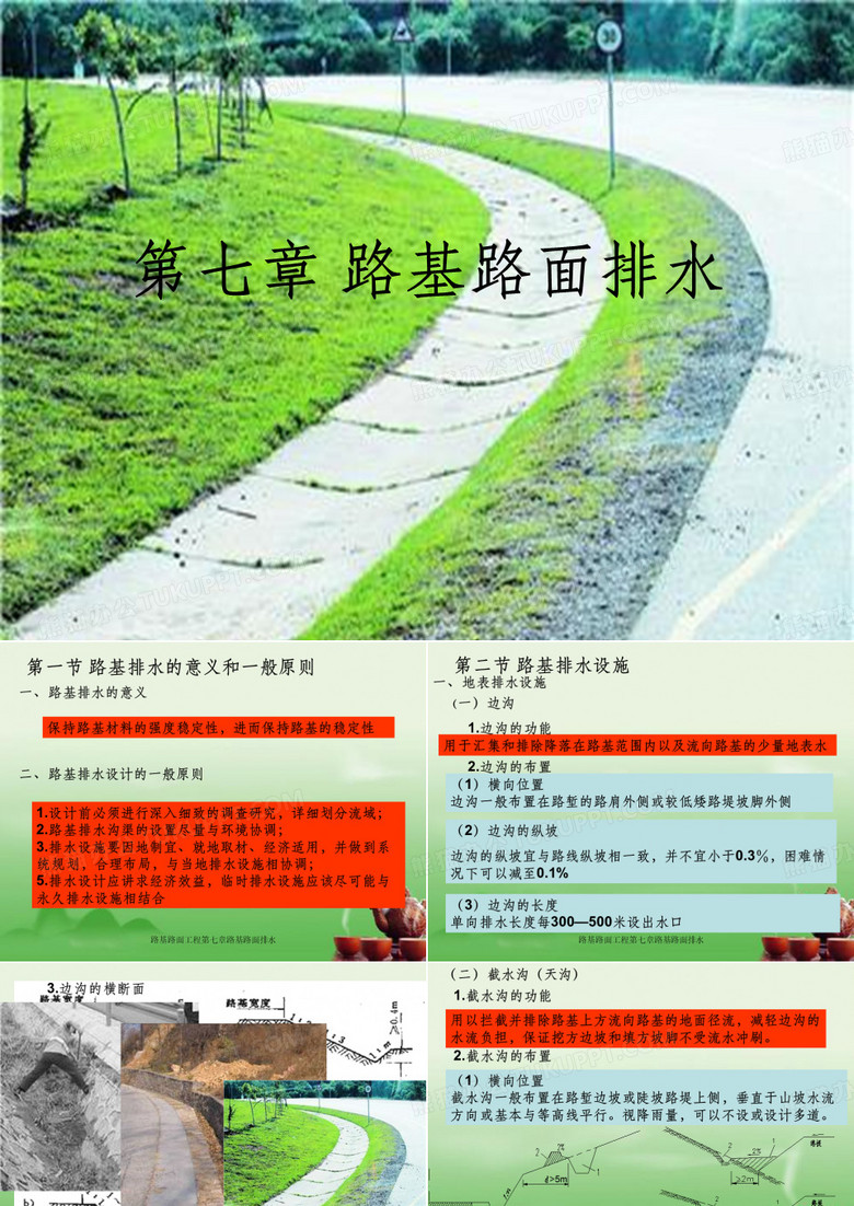 路基路面工程第七章路基路面排水