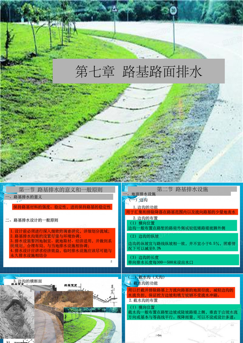 路基路面工程第七章路基路面排水