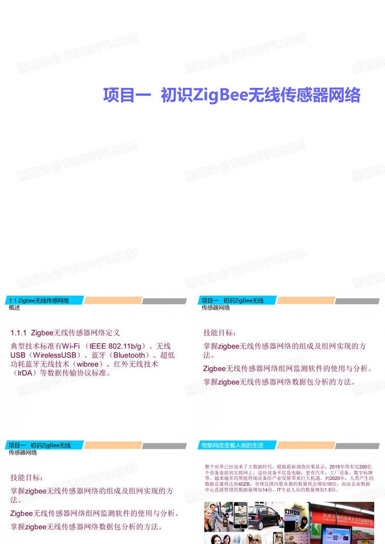 物联网无线传感器网络技术与应用无线传感器网络说课