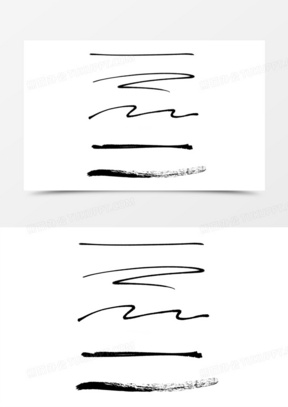 1170黑白简约下划线元素50划线痕迹1171组成画线铅笔决议下划线aami平