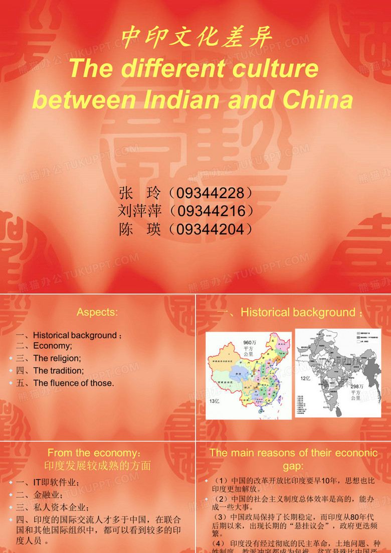 中印文化的差异