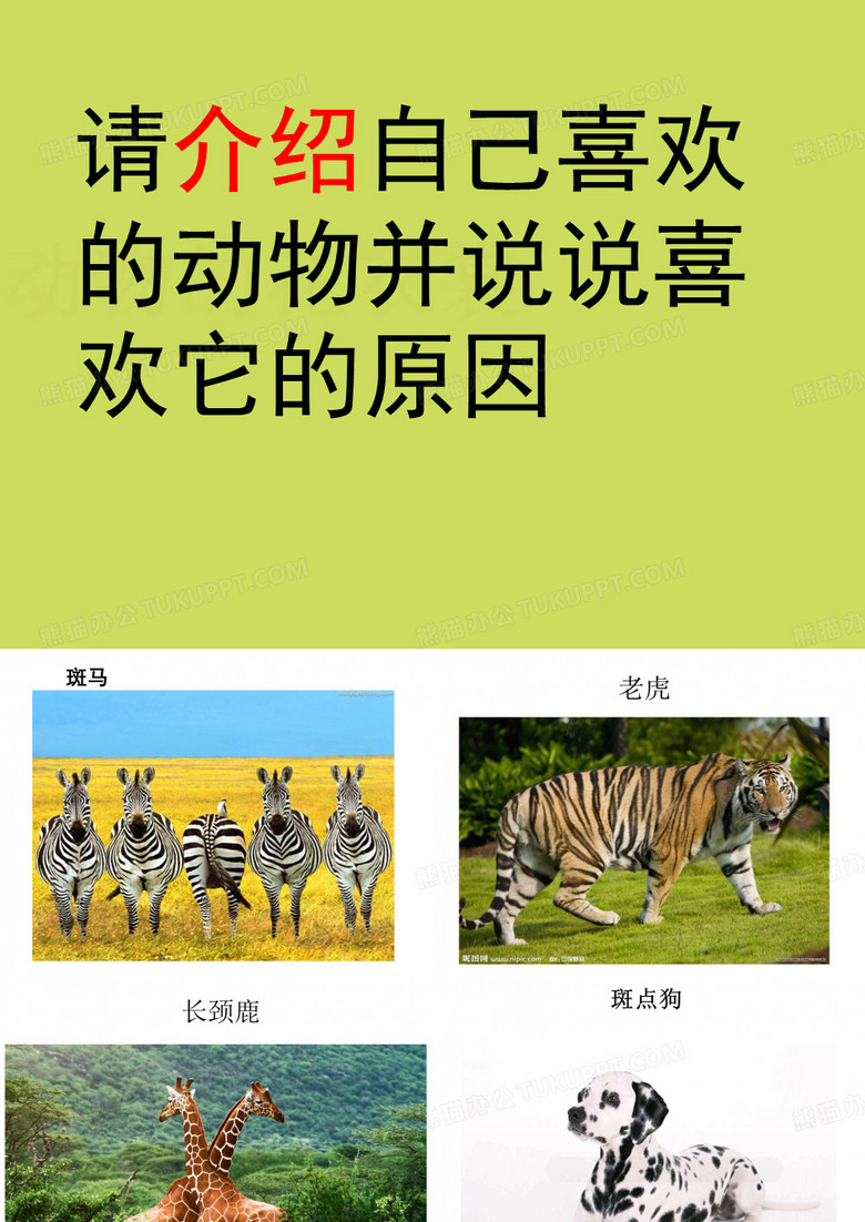 《动物的花衣裳》