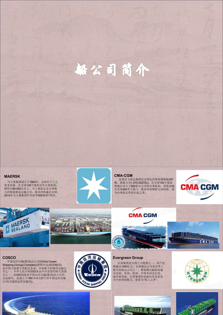 船公司简介