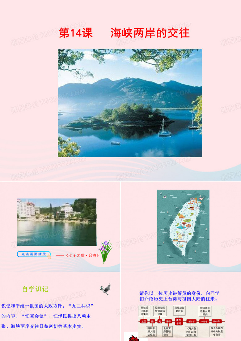 海峡两岸的交往  公开课优秀课件