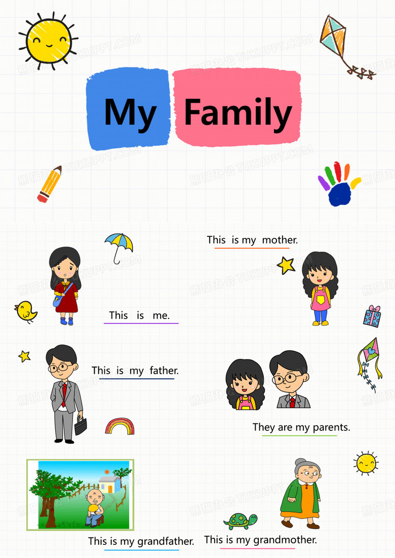 小学英语绘本—家庭