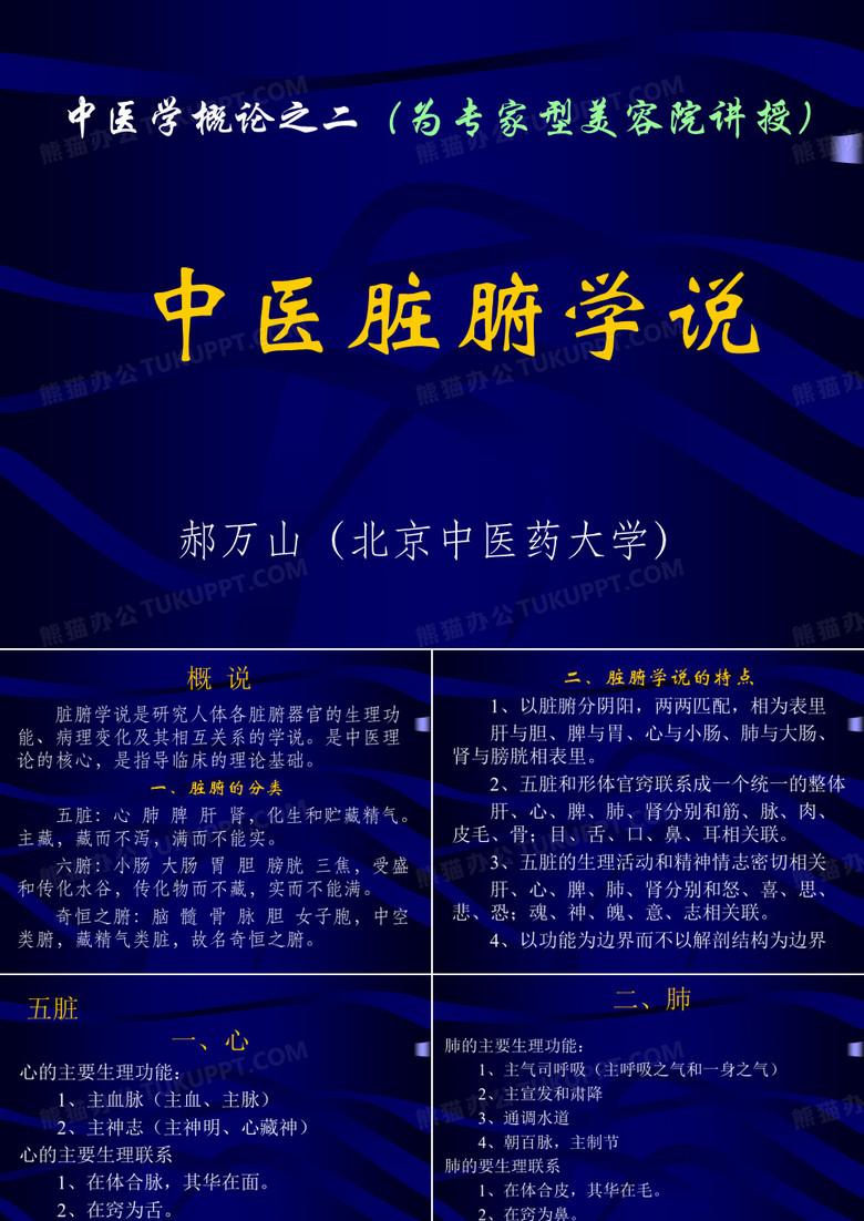 脏腑辨证学说