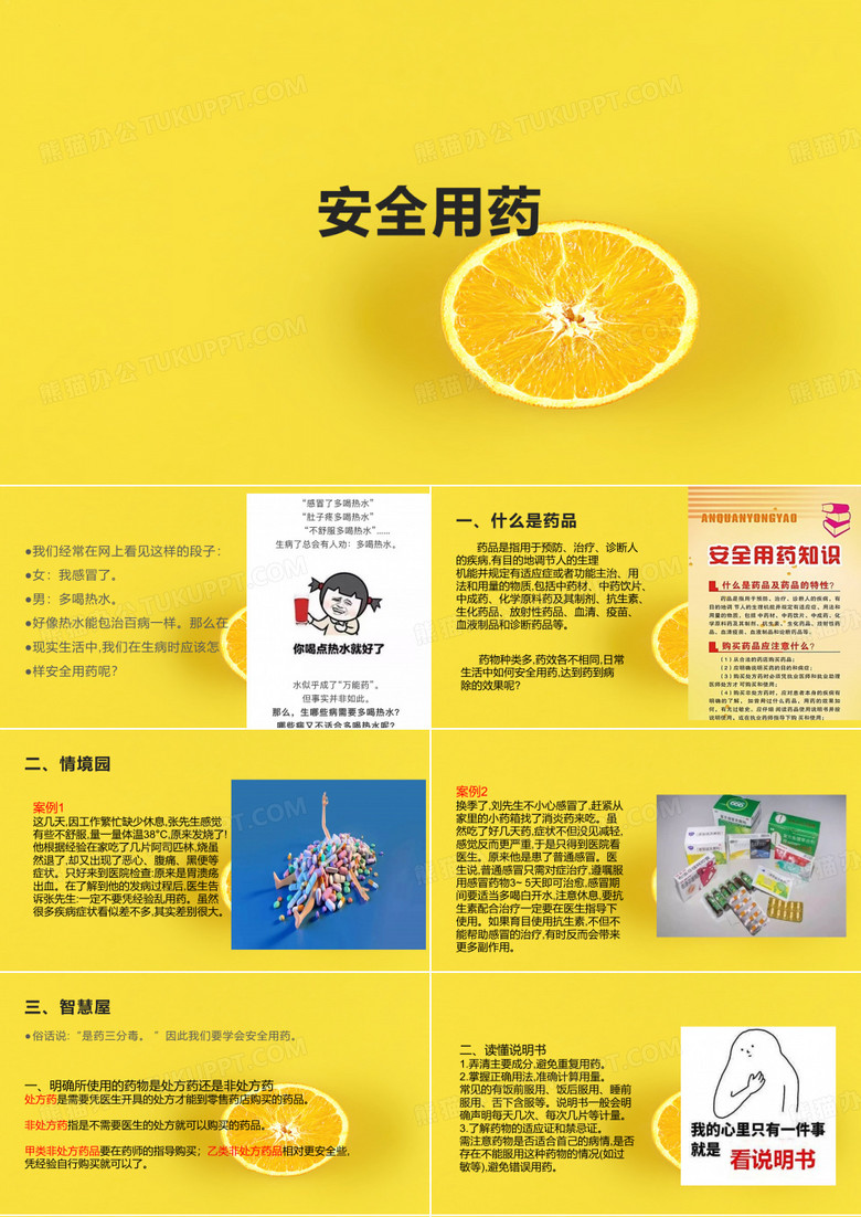 安全用药 生命安全教育课件
