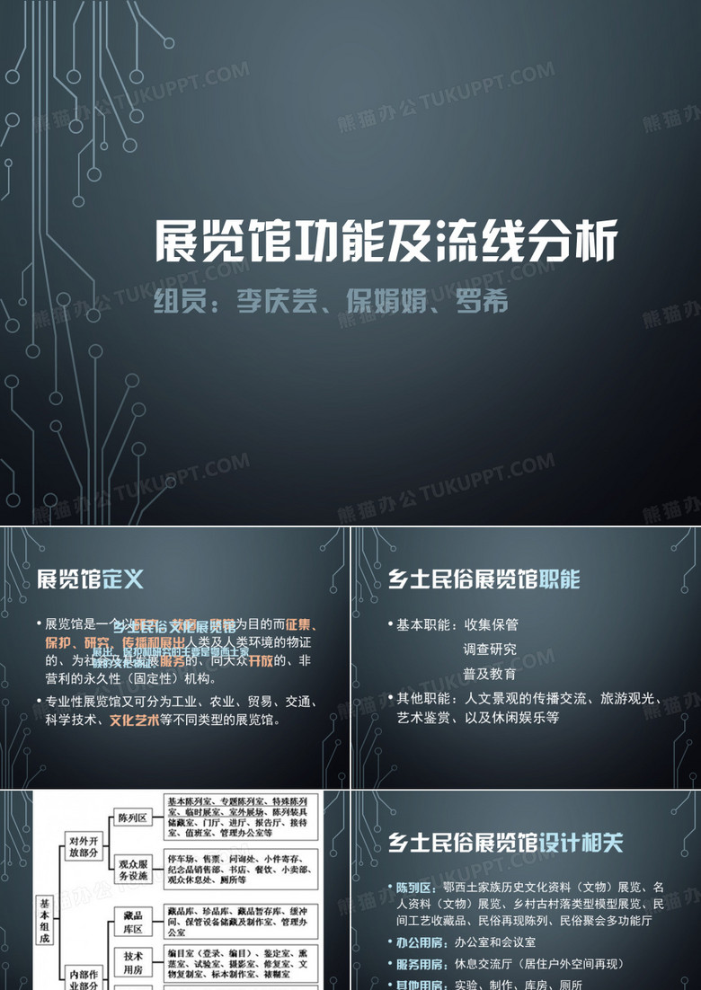展览馆功能及流线分析