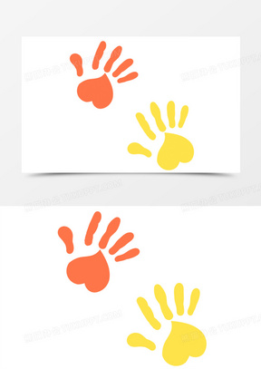 卡通手掌图片素材