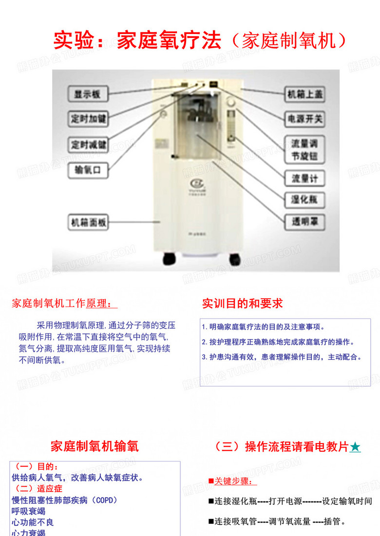 家庭氧疗课件