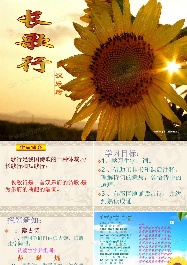 《古诗·长歌行》课件