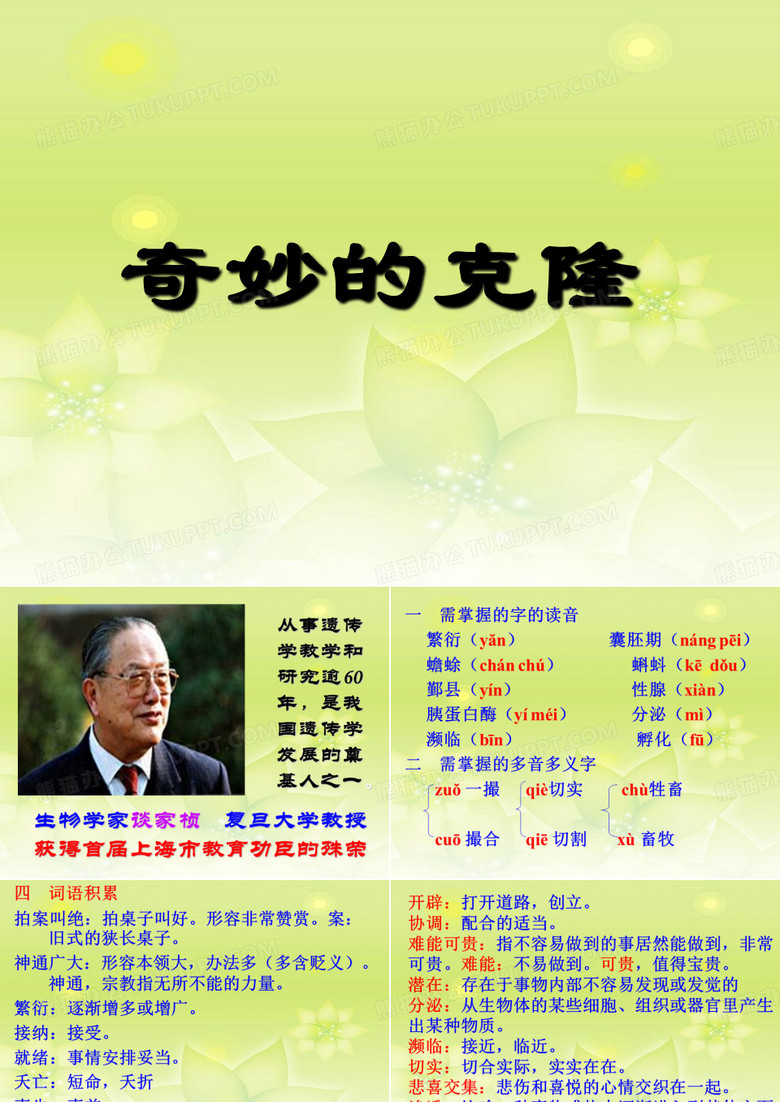 《奇妙的克隆》PPT