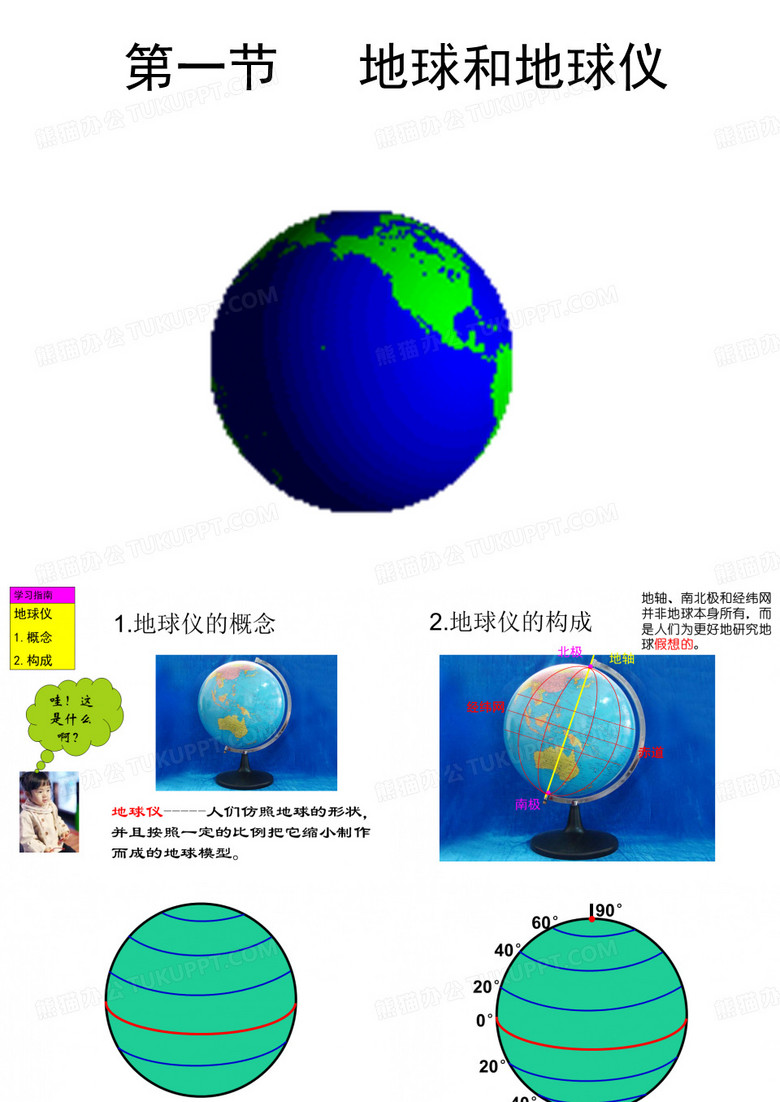 地球和地球仪
