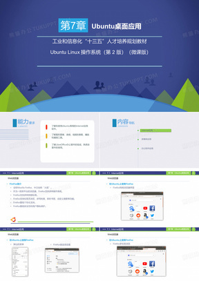 Ubuntu Linux 操作系统(微课版)第七章 Ubuntu桌面应用