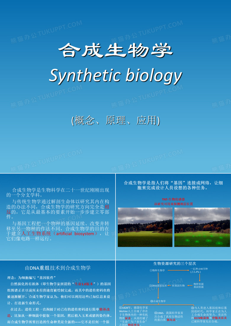 合成生物学--讲稿