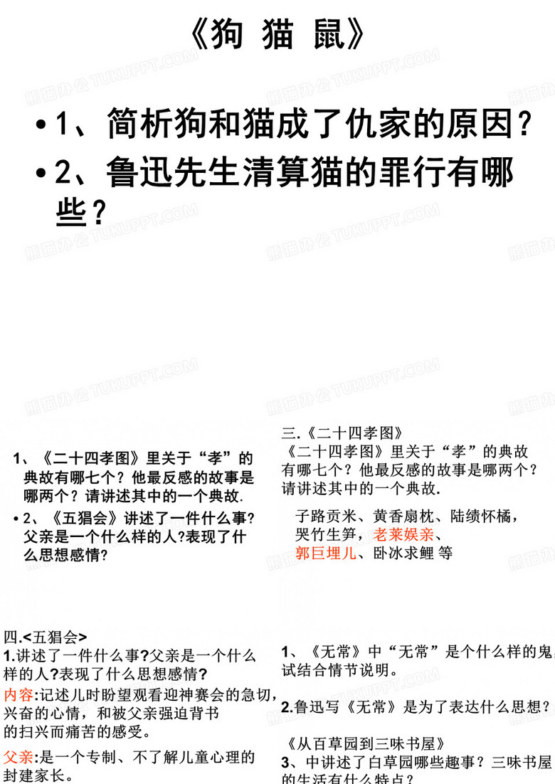 狗 猫 鼠