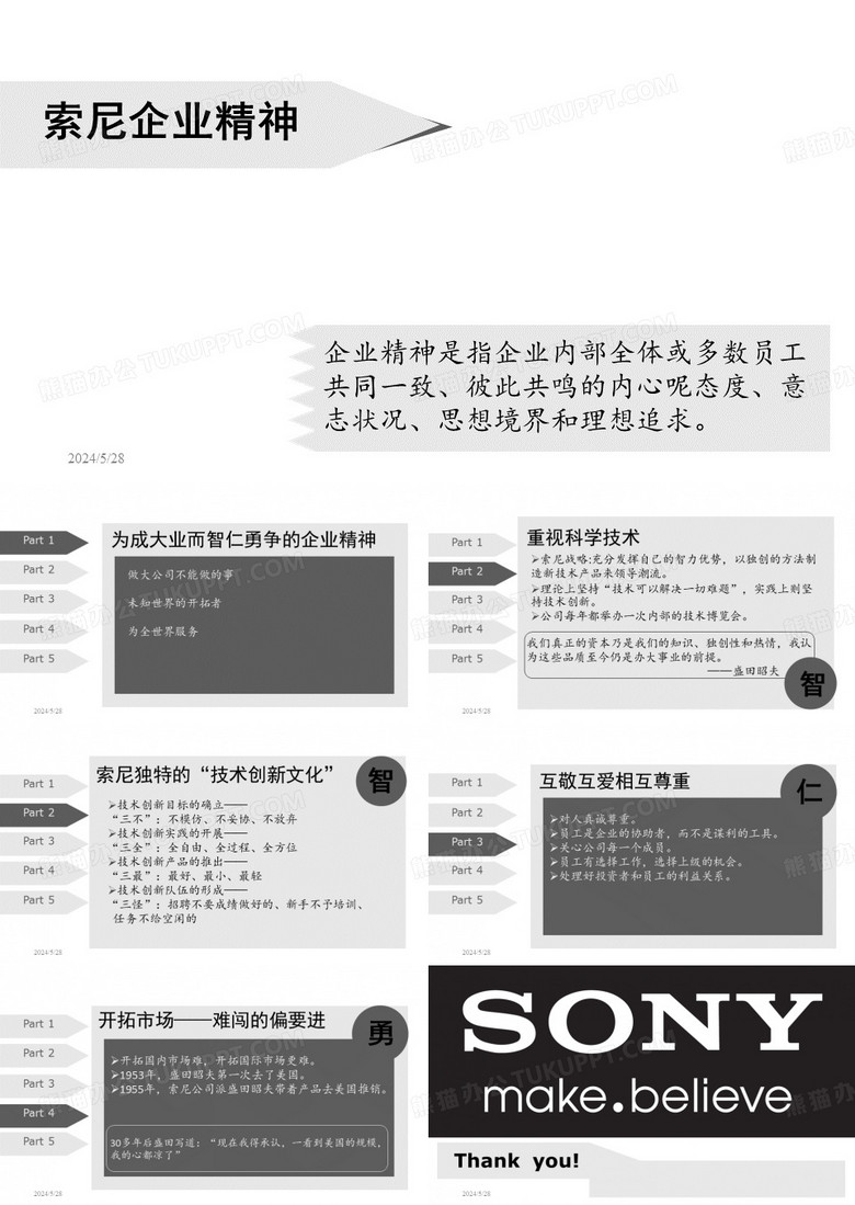 企业文化 索尼精神