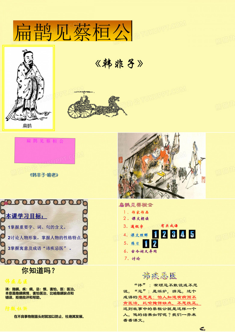 《扁鹊见蔡桓公》ppt