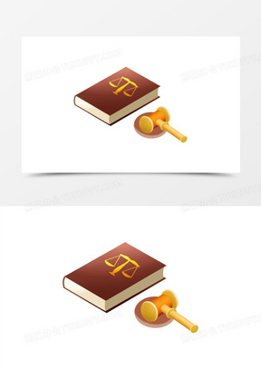 法律天平的象征图案