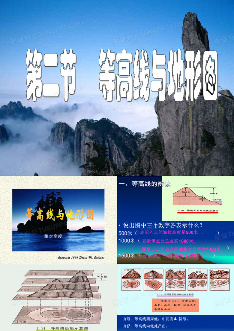 等高线与地形图