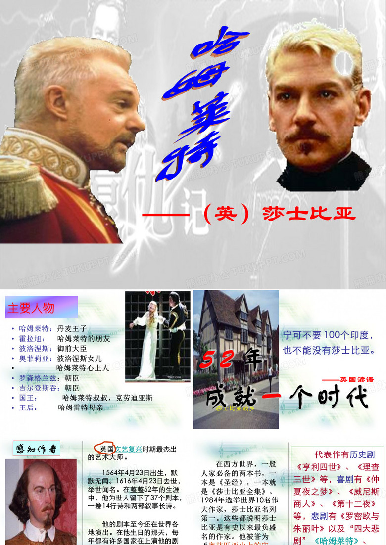 哈姆雷特 PPT课件
