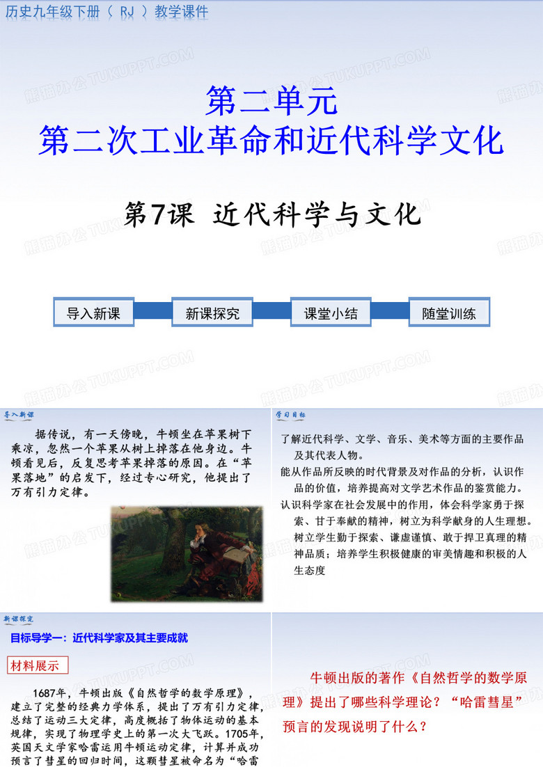 第7课   近代科学与文化