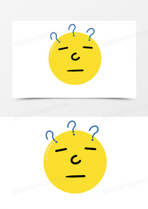 疑惑圆脸表情包