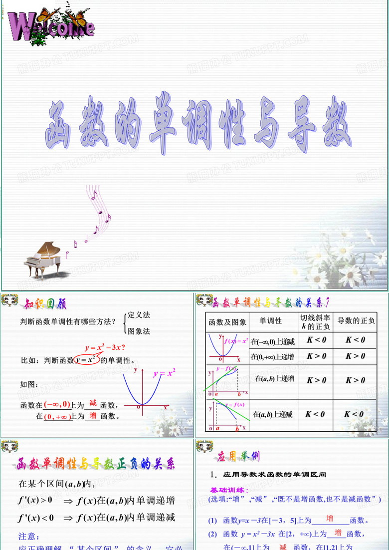 函数的单调性与导数