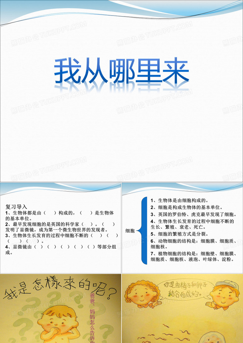 《我从哪里来》PPT