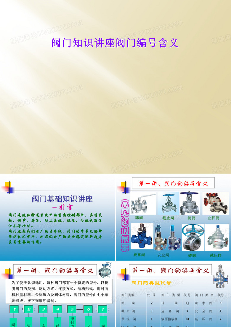 阀门知识讲座阀门编号含义