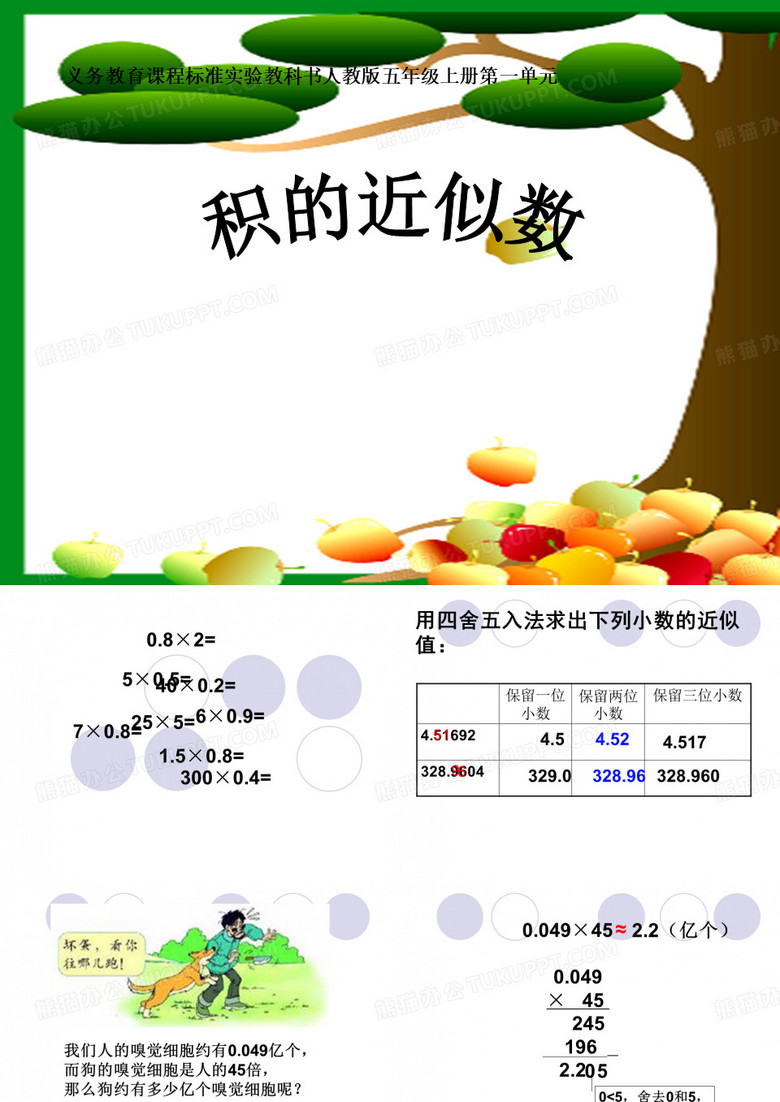 积的近似数课件