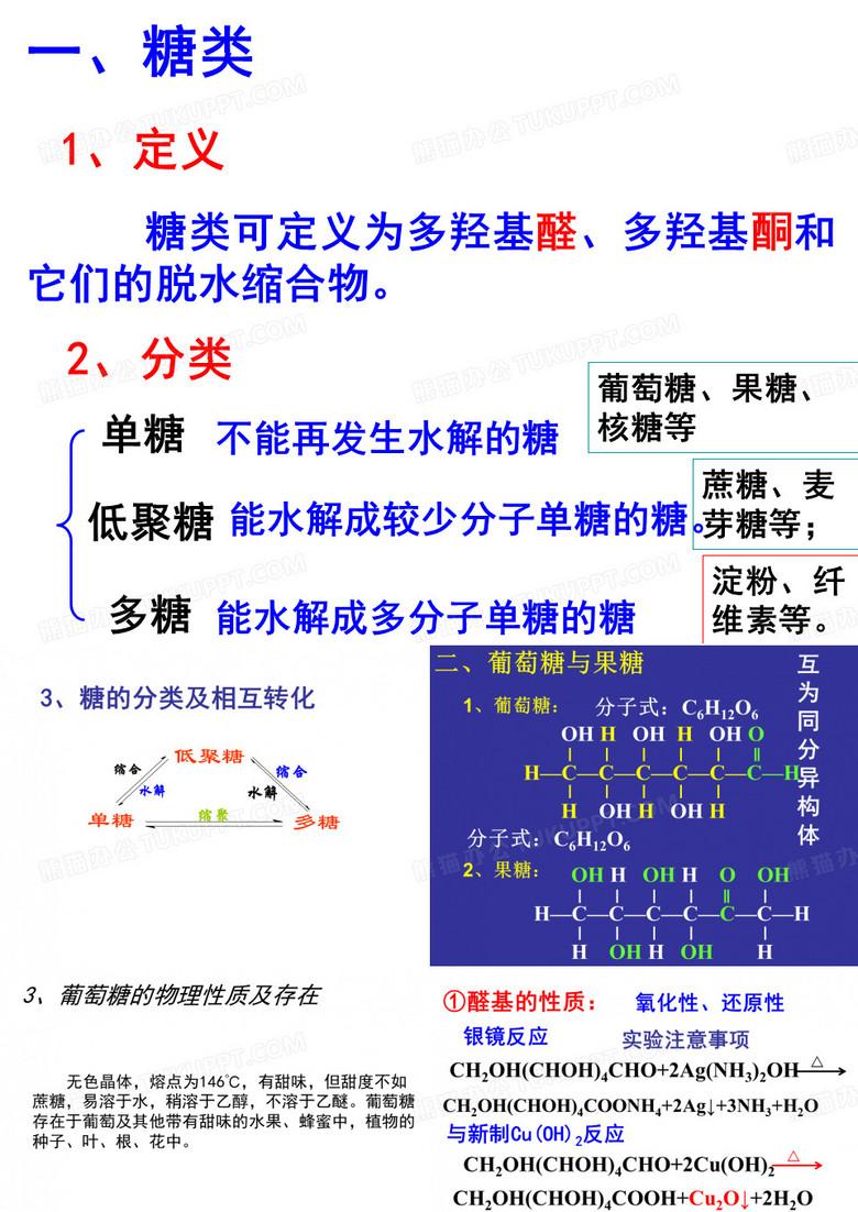 化学课件-糖类