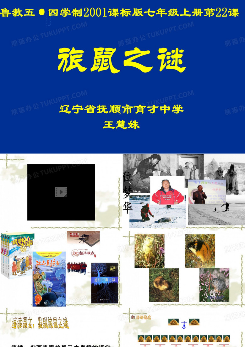 旅鼠之谜(用希沃白板5做的课件,上传时不支持,转换的格式)